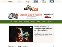 Tablet Screenshot of campzing.com